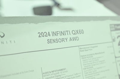 2024 INFINITI QX60 Sensory