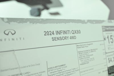 2024 INFINITI QX80 Sensory