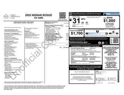 2025 Nissan Rogue SV