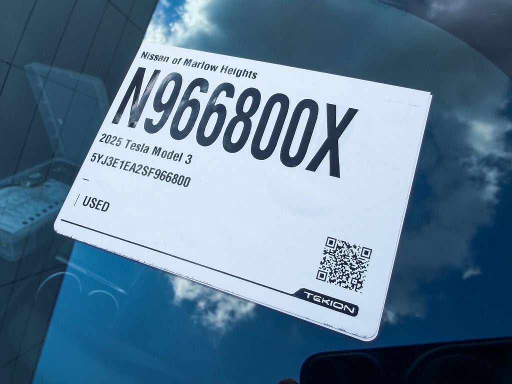 2025 Tesla Model 3 Standard