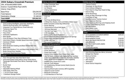 2024 Subaru Crosstrek Premium