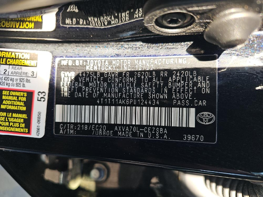 2023 Toyota Camry SE Nightshade