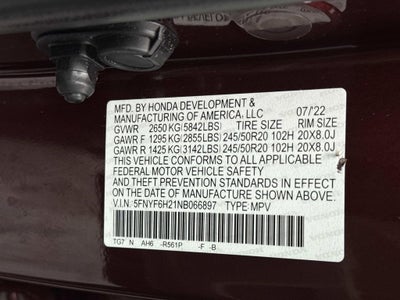 2022 Honda Pilot Special Edition