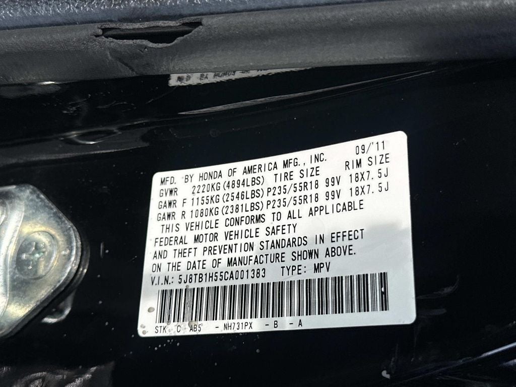 2012 Acura RDX Technology Package SH-AWD