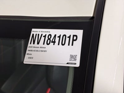 2020 Nissan Altima 2.5 SR