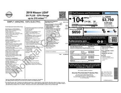 2019 Nissan Leaf SV Plus