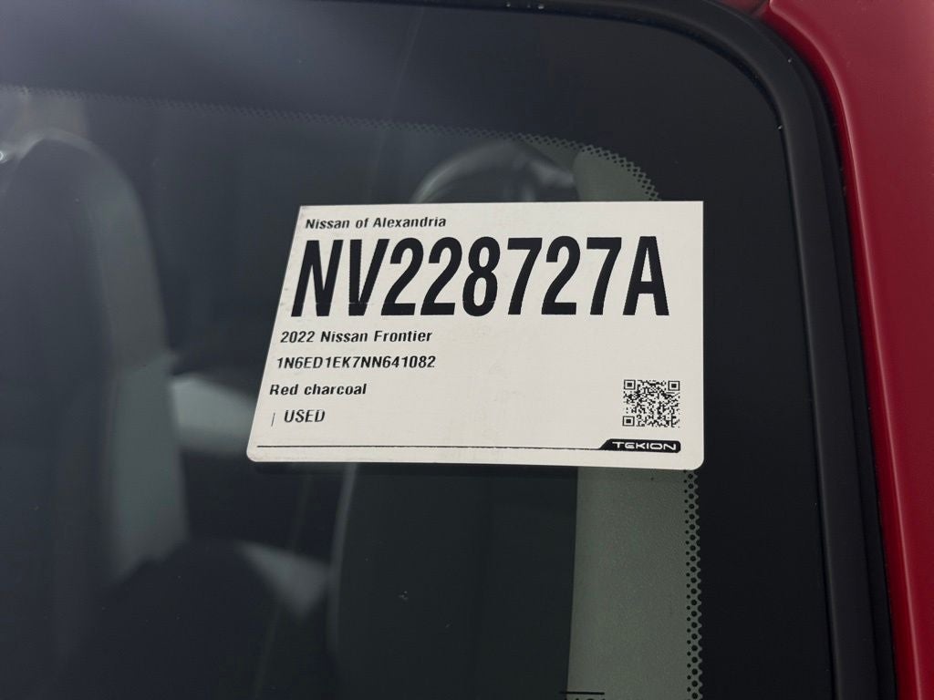 2022 Nissan Frontier SV Nissan Certified