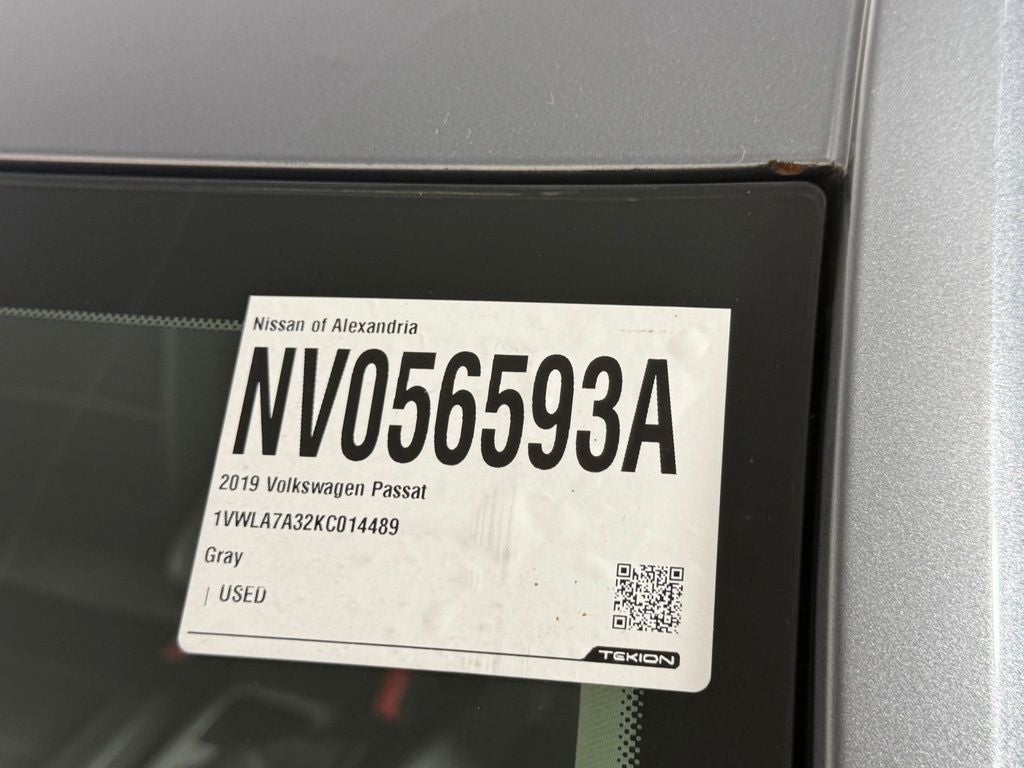 2019 Volkswagen Passat 2.0T Wolfsburg