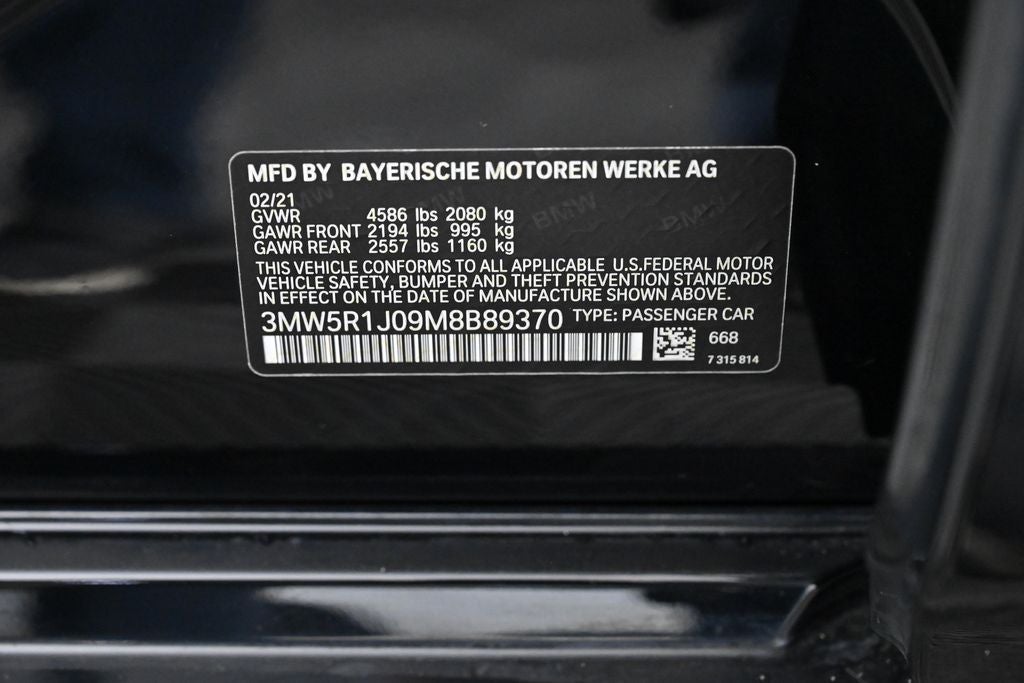 2021 BMW 3 Series 330i