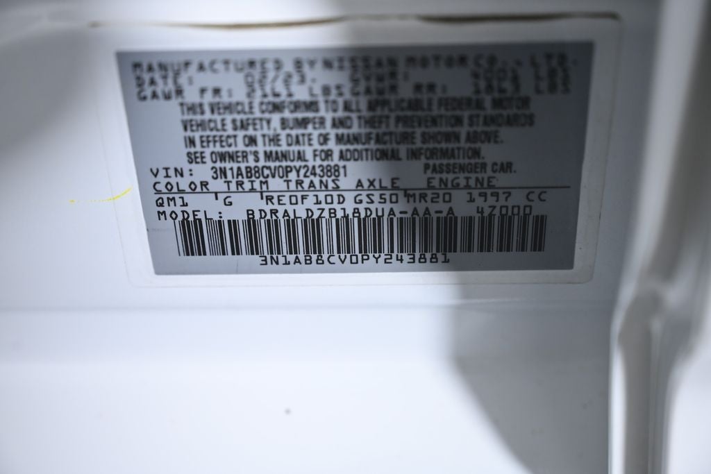 2023 Nissan Sentra SV Nissan Certified