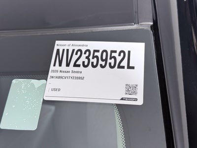 2026 Nissan Sentra SV