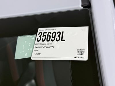 2025 Nissan Versa 1.6 SR Nissan Certified