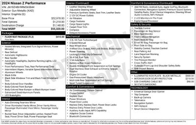2024 Nissan Z Performance