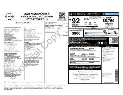 2024 Nissan Ariya EVOLVE+ e-4ORCE EV Certified