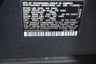 2024 Volkswagen Atlas 2.0T SEL Premium R-Line