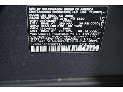 2024 Volkswagen Atlas 2.0T SEL Premium R-Line