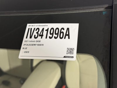 2021 INFINITI QX50 SENSORY