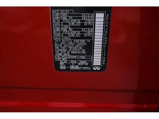 2023 INFINITI QX50 SPORT