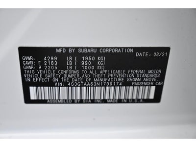 2022 Subaru Impreza Base