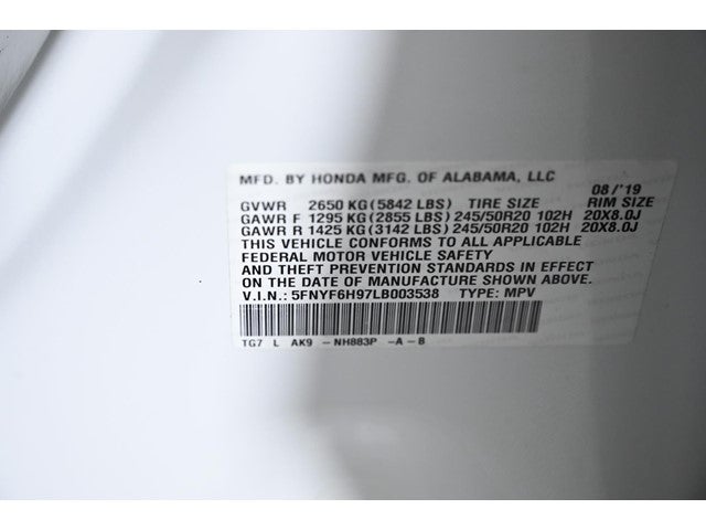 2020 Honda Pilot Touring