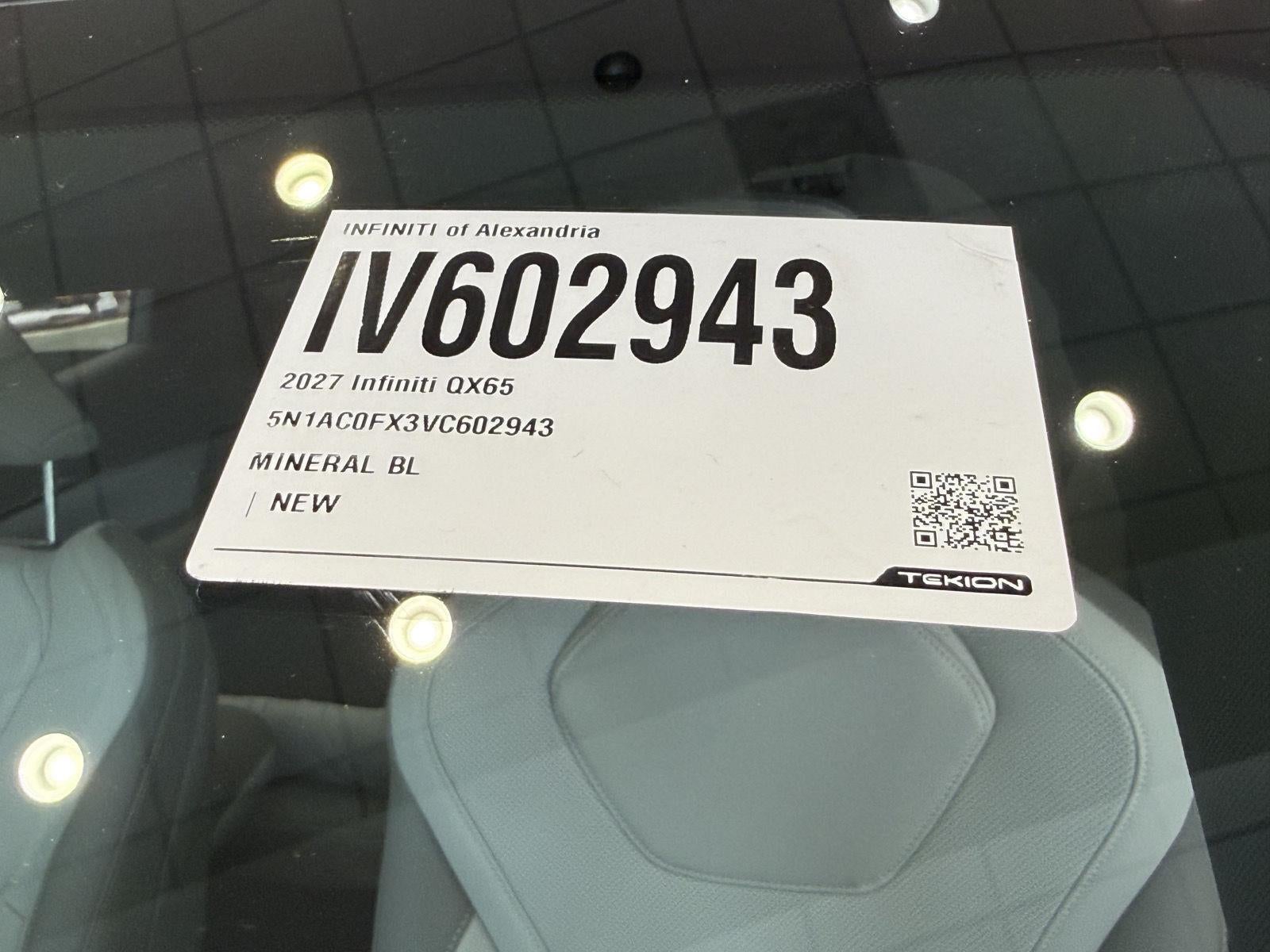 2027 INFINITI QX65 SPORT