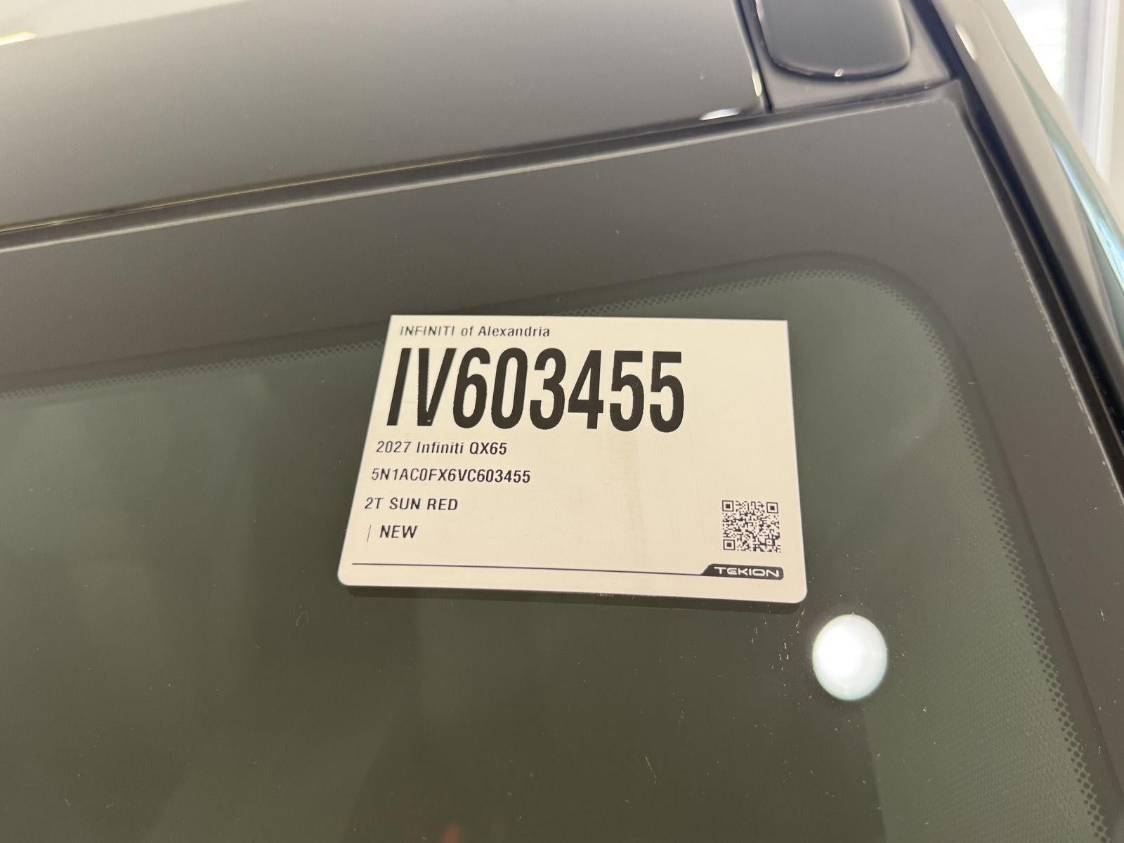 2027 INFINITI QX65 SPORT
