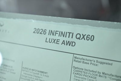 2026 INFINITI QX60 LUXE