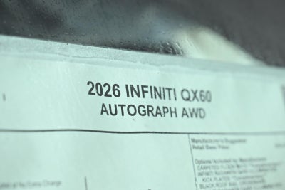 2026 INFINITI QX60 AUTOGRAPH