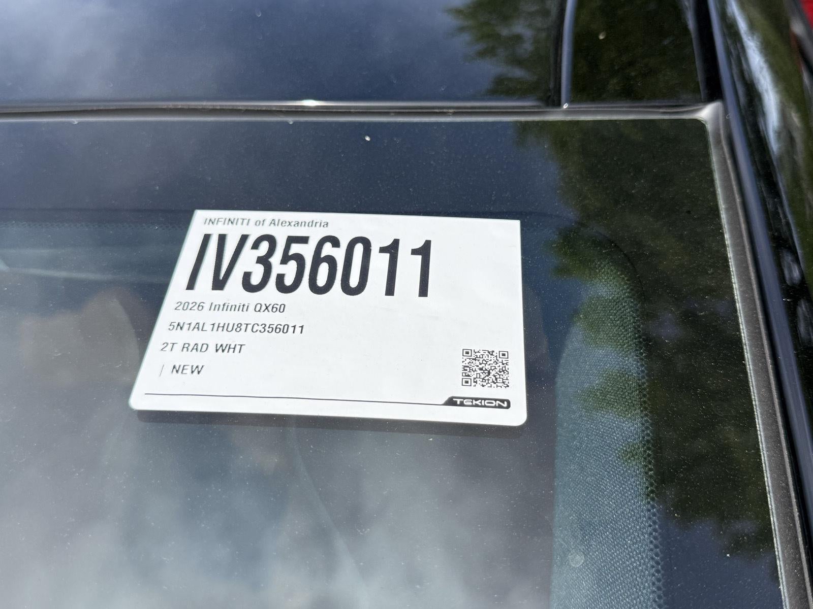 2026 INFINITI QX60 AUTOGRAPH
