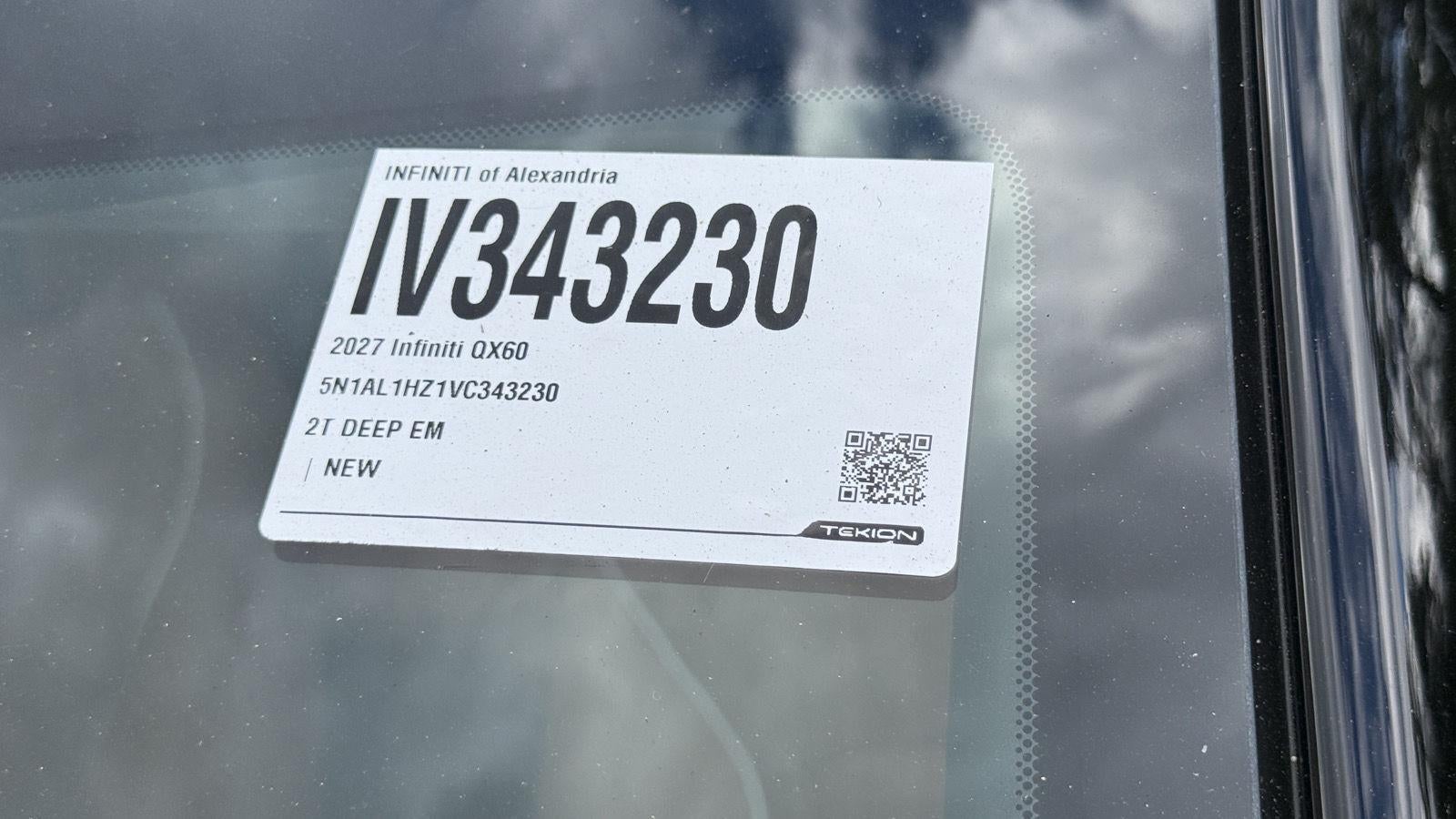 2027 INFINITI QX60 AUTOGRAPH