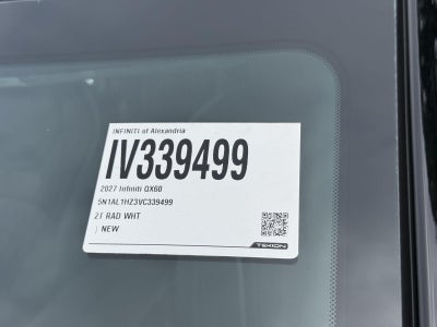 2027 INFINITI QX60 AUTOGRAPH