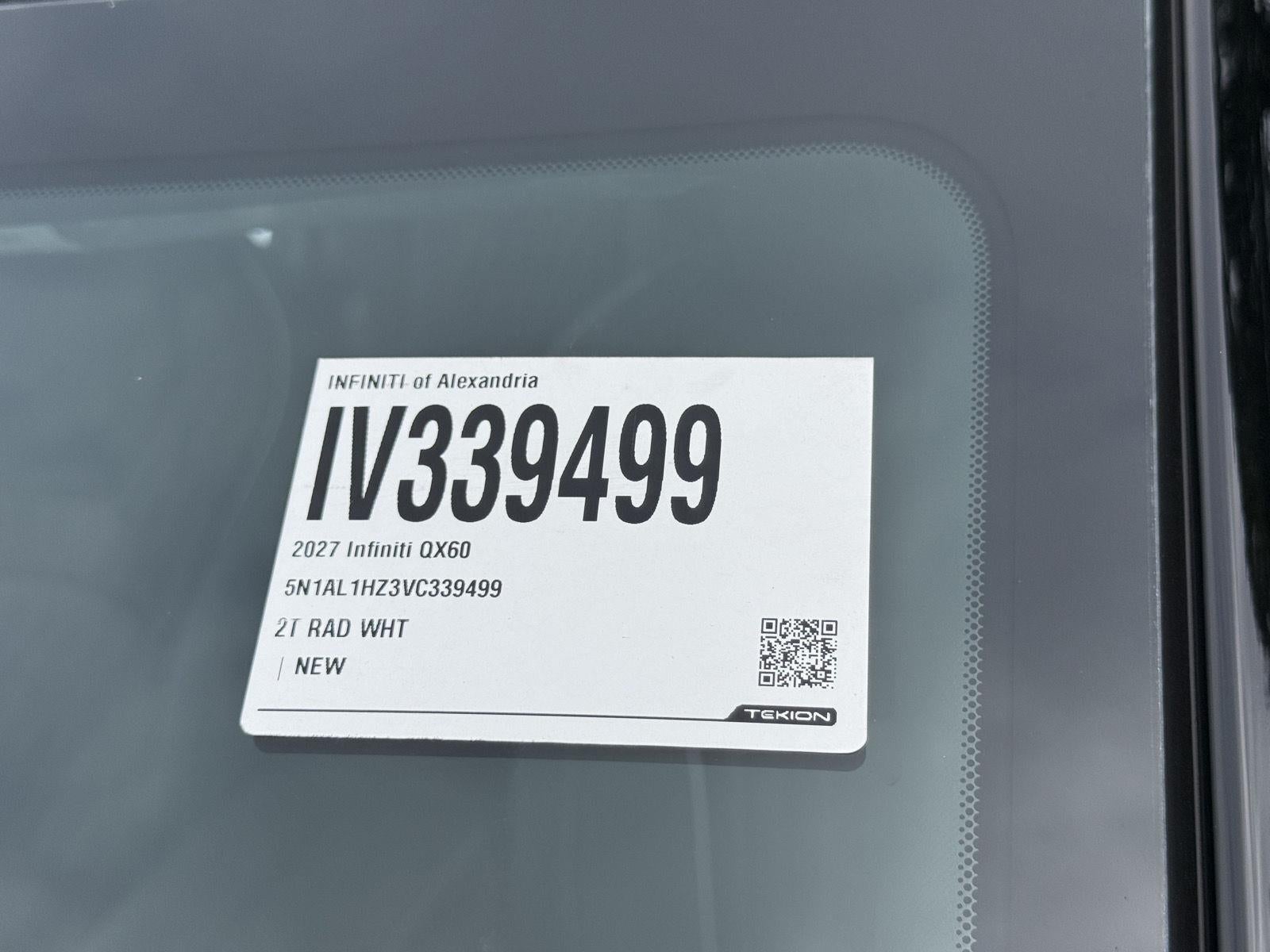 2027 INFINITI QX60 AUTOGRAPH