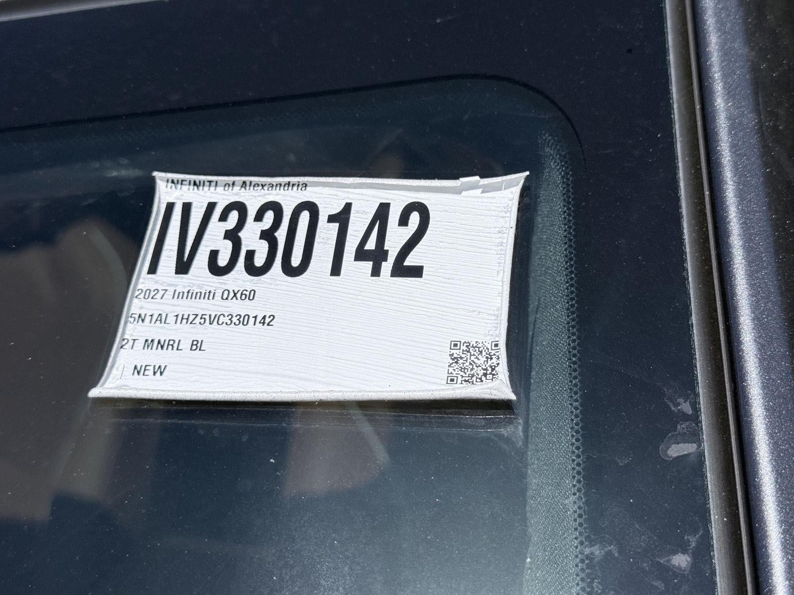 2027 INFINITI QX60 AUTOGRAPH