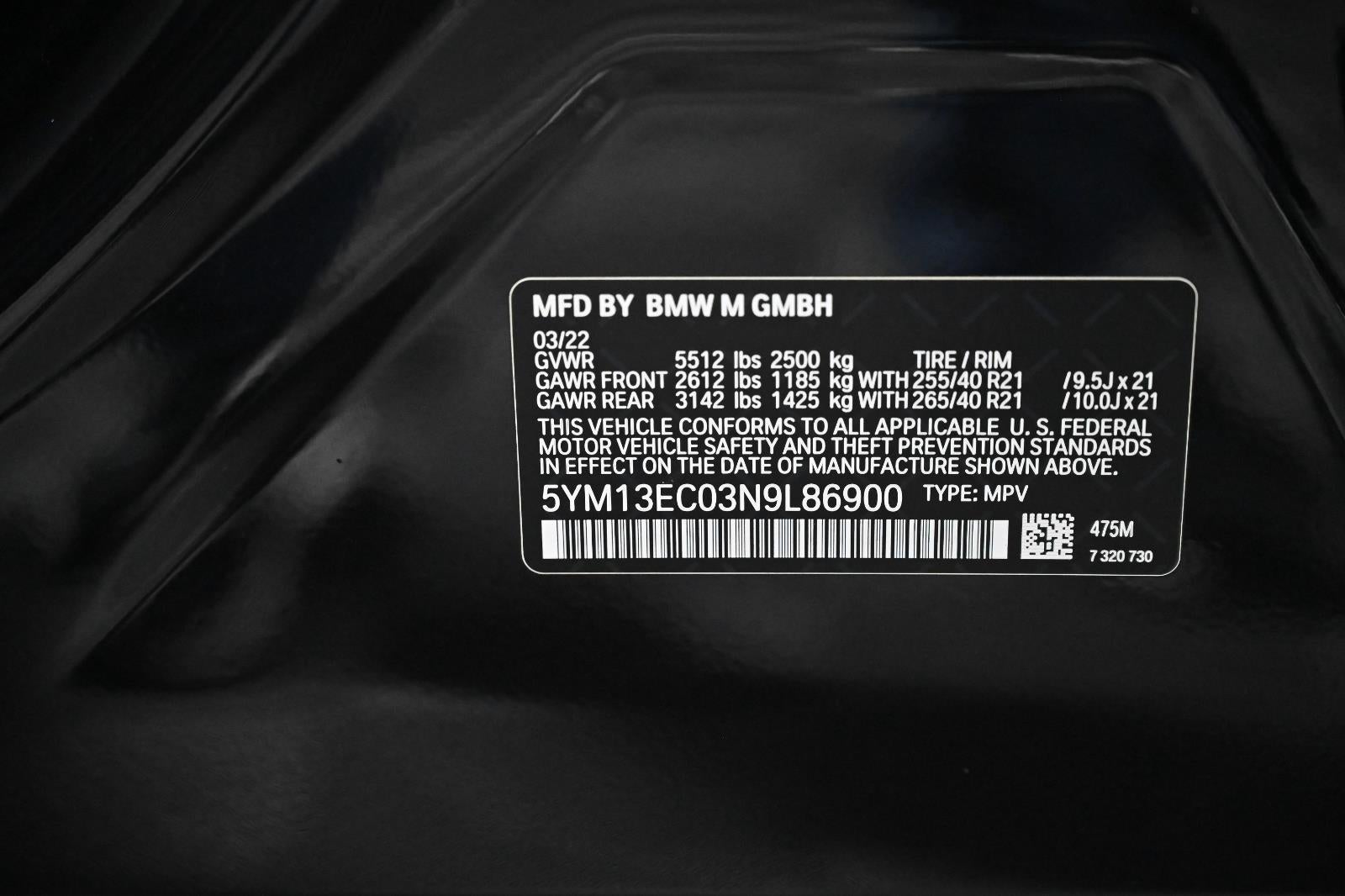 2022 BMW X3 M Sports Activity Vehicle