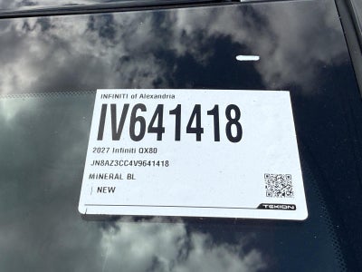 2027 INFINITI QX80 AUTOGRAPH