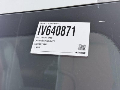 2027 INFINITI QX80 AUTOGRAPH