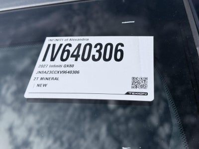 2027 INFINITI Qx80 AUTOGRAPH