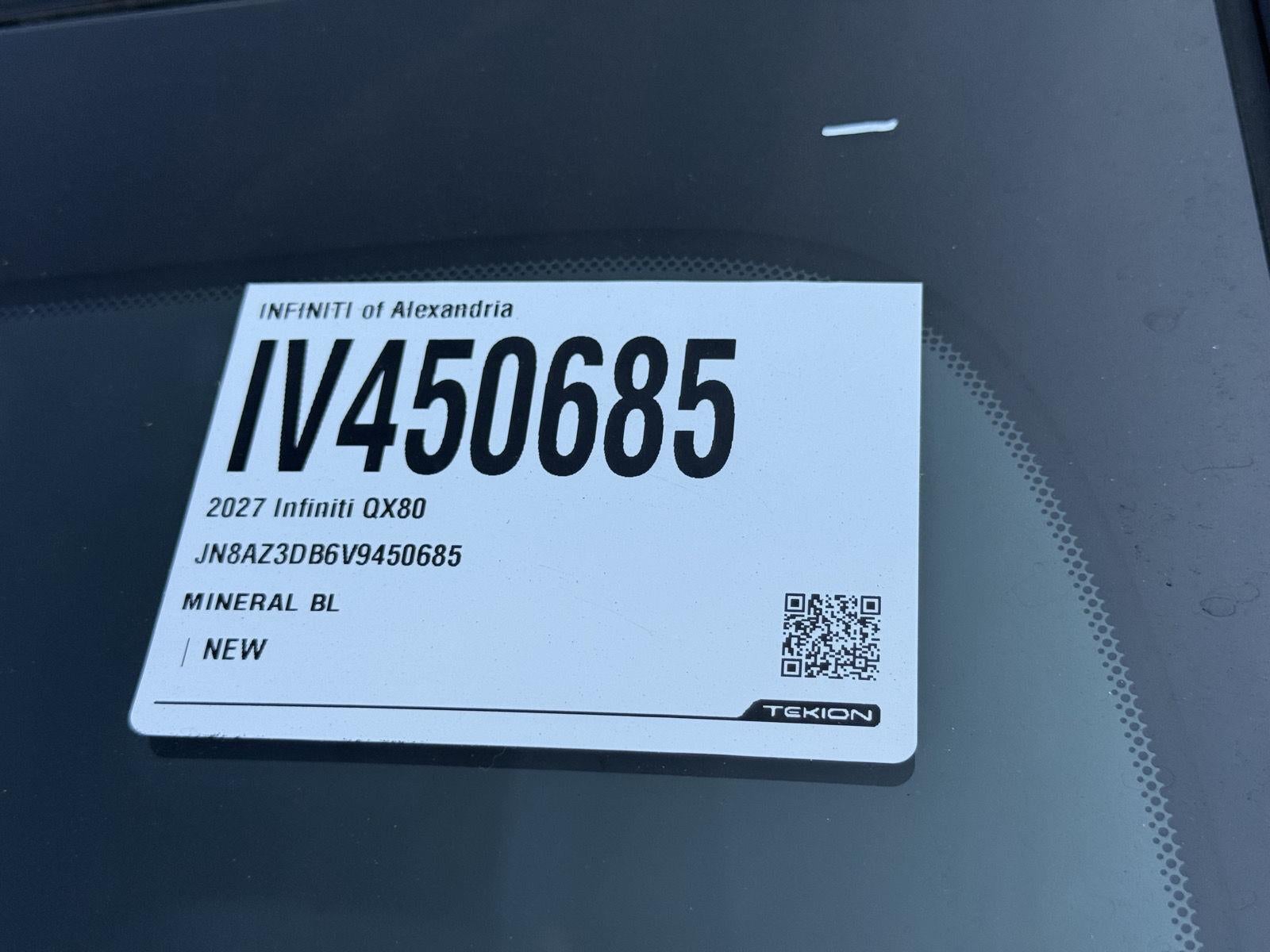 2027 INFINITI Qx80 SPORT