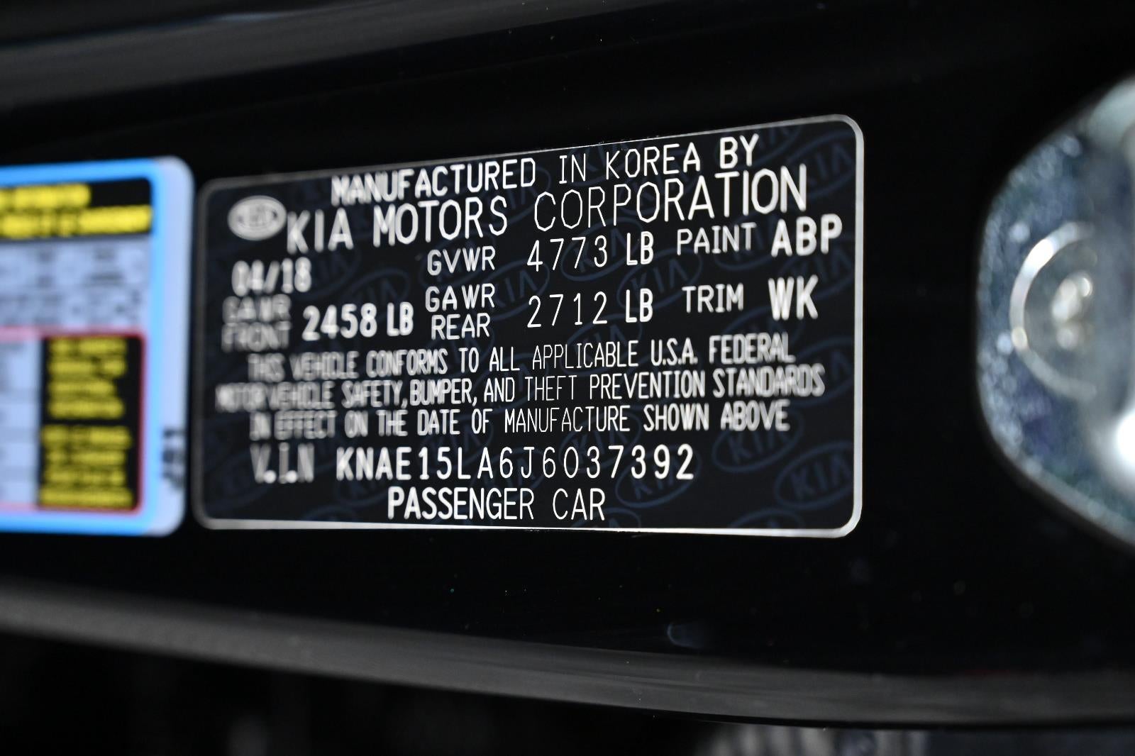 2018 Kia Stinger Base