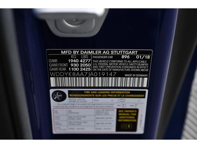 2018 Mercedes-Benz AMG® GT AMG® GT C