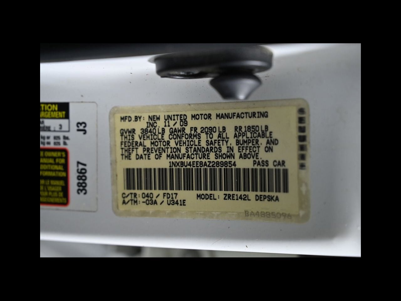 2010 Toyota Corolla Base