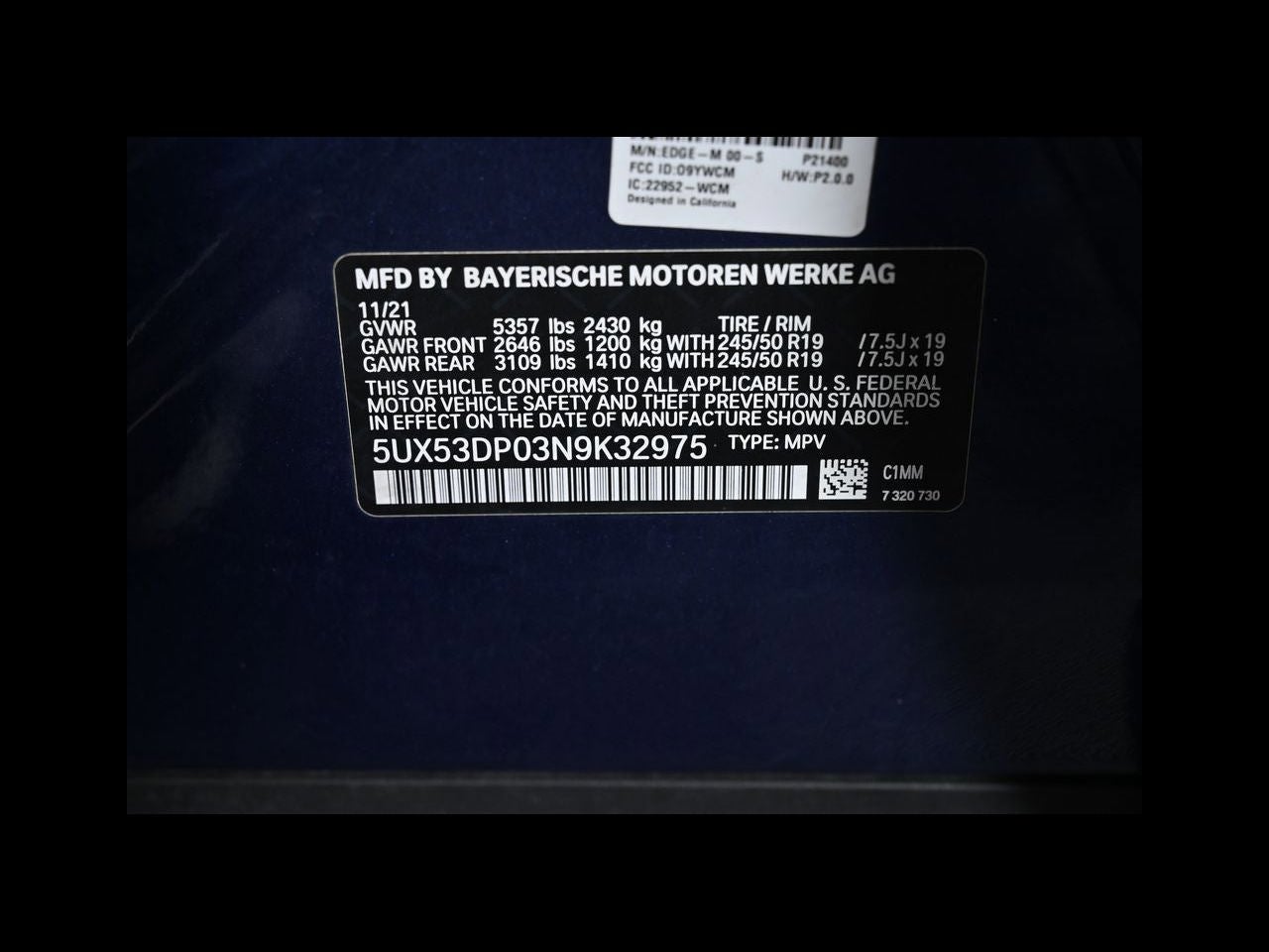 2022 BMW X3 xDrive30i