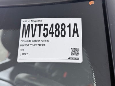 2015 MINI Cooper S Base