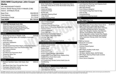 2026 MINI John Cooper Works Countryman Base