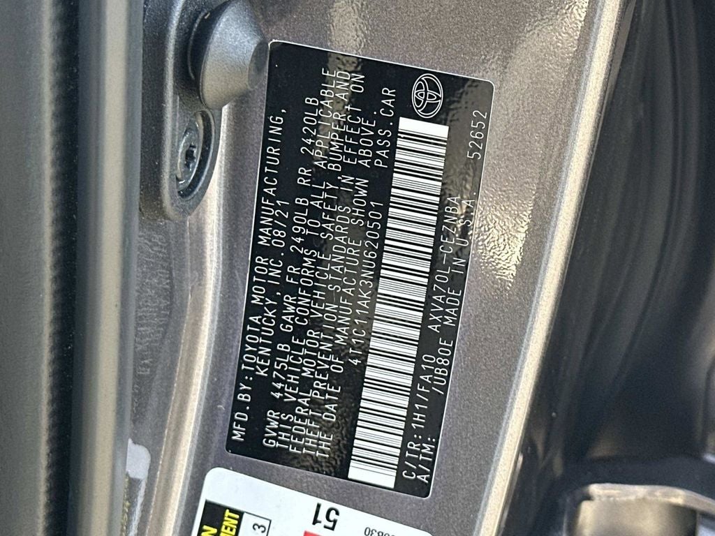 2022 Toyota Camry LE