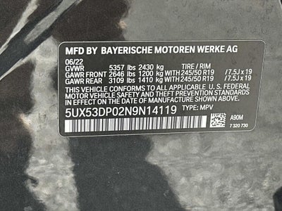 2022 BMW X3 xDrive30i