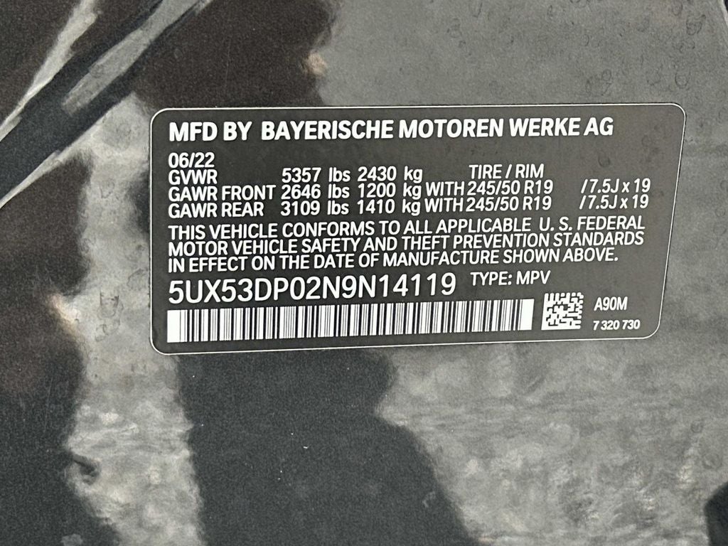 2022 BMW X3 xDrive30i