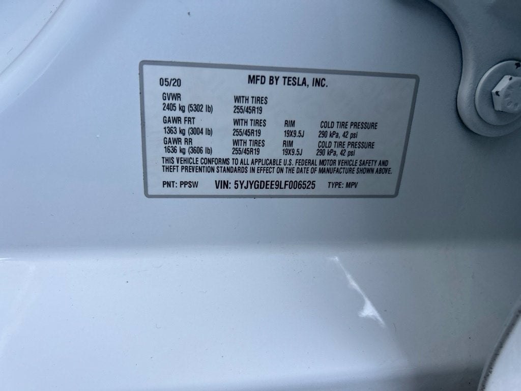 2020 Tesla Model Y Long Range DUAL MOTOR