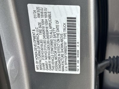 2024 Honda Ridgeline Sport