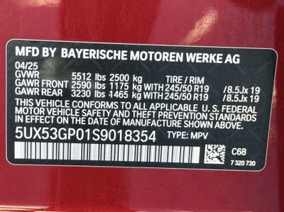2025 BMW X3 30 xDrive